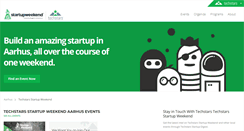 Desktop Screenshot of aarhus.startupweekend.org