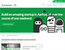 Tablet Screenshot of aarhus.startupweekend.org